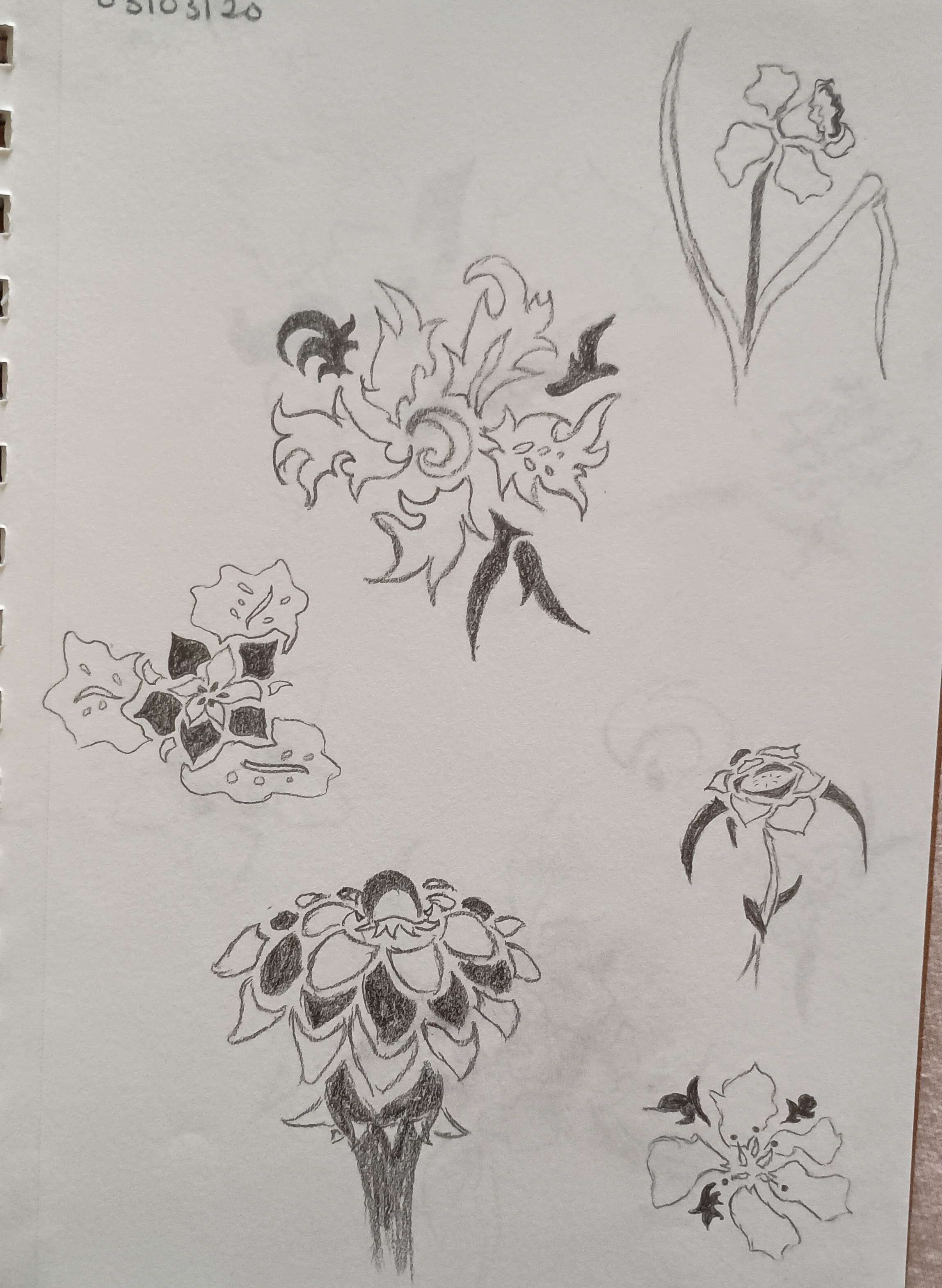 Flower Designs-Pencil